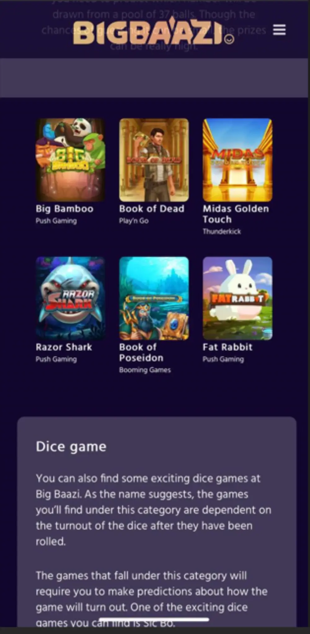 Big Baazi Casino – Download Mobile App
